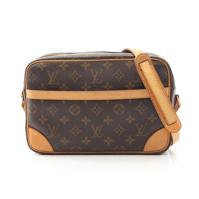 ルイ・ヴィトン LOUIS VUITTON トロカデロ27 ショルダーバッグ バッグ PVCコーティングキャンバス レザー モノグラム レディース ブラウン系 M51274 【中古】