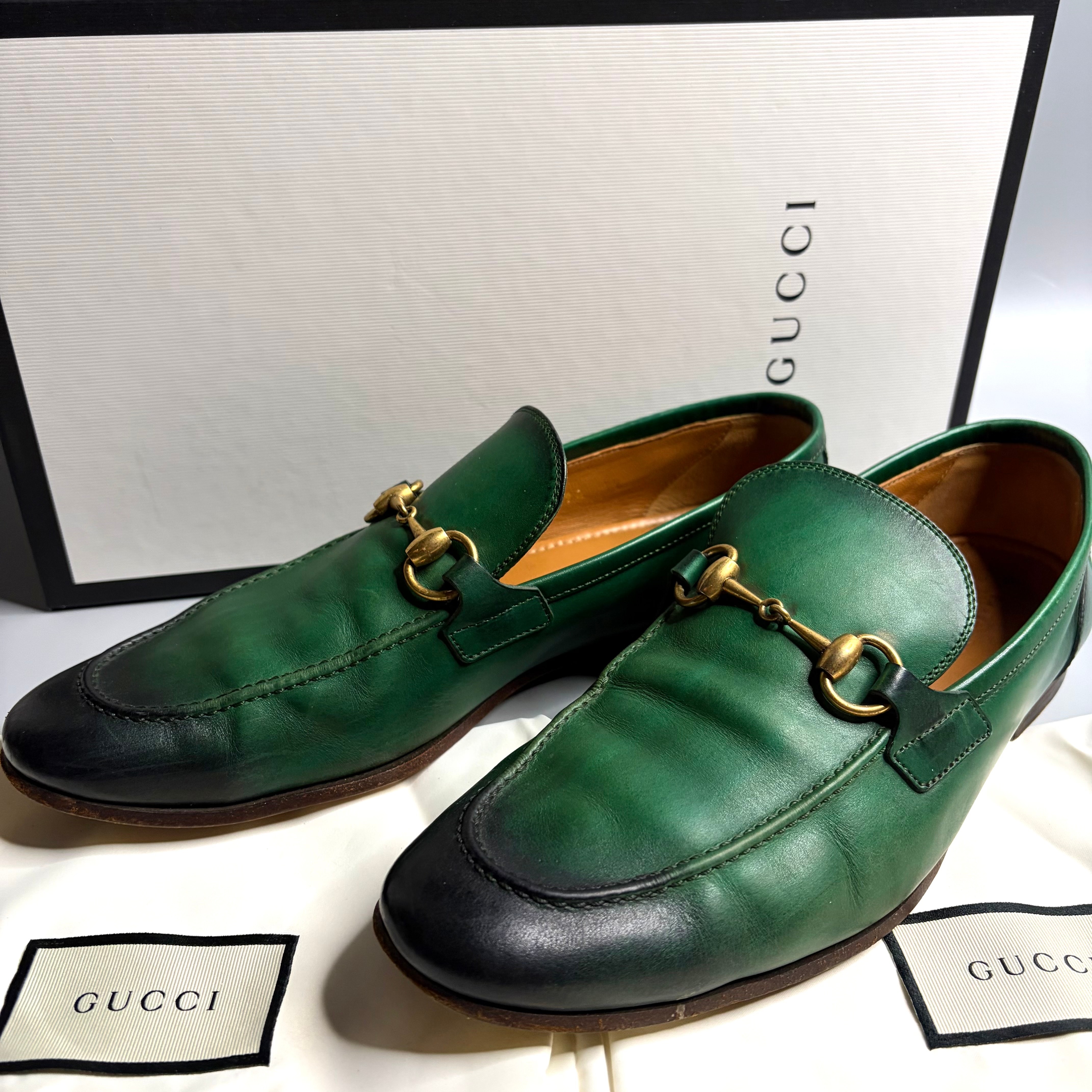 C (やや傷や汚れあり)】グッチ GGキャンバス - ローファー スリッポン