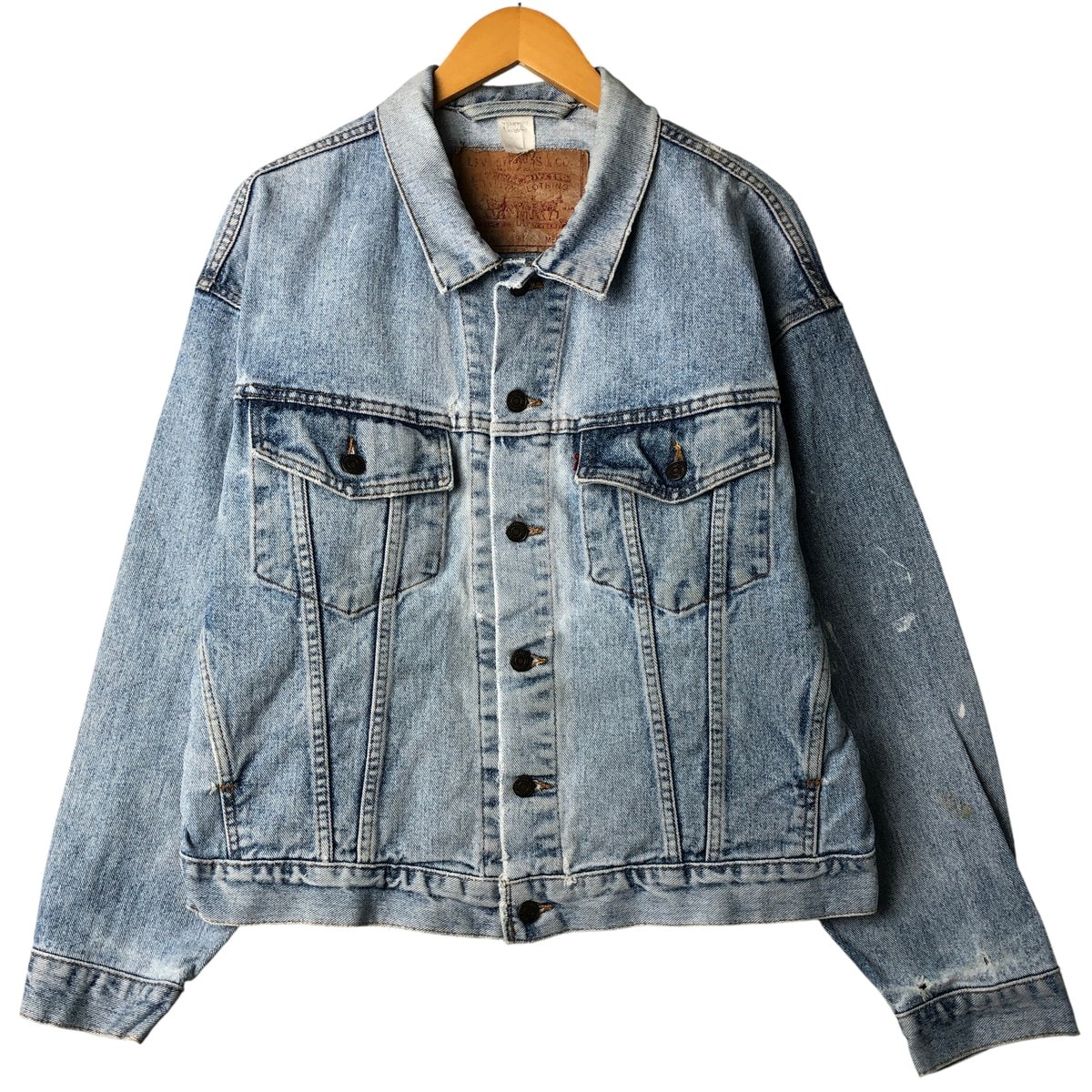 古着 ~90年代 リーバイス Levi's 70598-4891 デカパッチ デニムジャケット Gジャン メンズM相当 ヴィンテージ/eaa597150