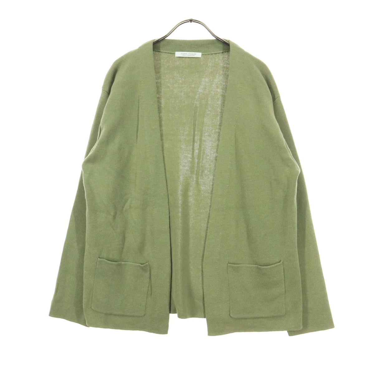 JOURNAL STANDARD ジャーナルスタンダード 長袖 ガウン ニットカーディガン S カーキ