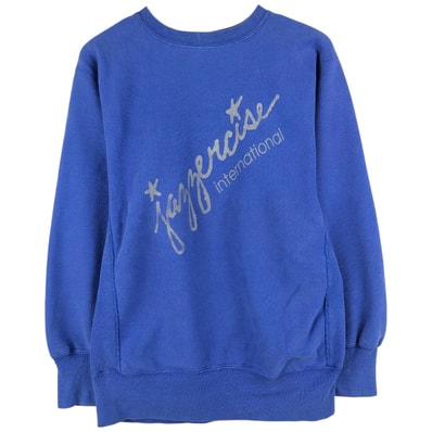 古着 90年代 チャンピオン Champion REVERSE WEAVE リバースウィーブ 刺繍タグ プリントスウェットシャツ トレーナー USA製 メンズL相当 ヴィンテージ/eaa599617