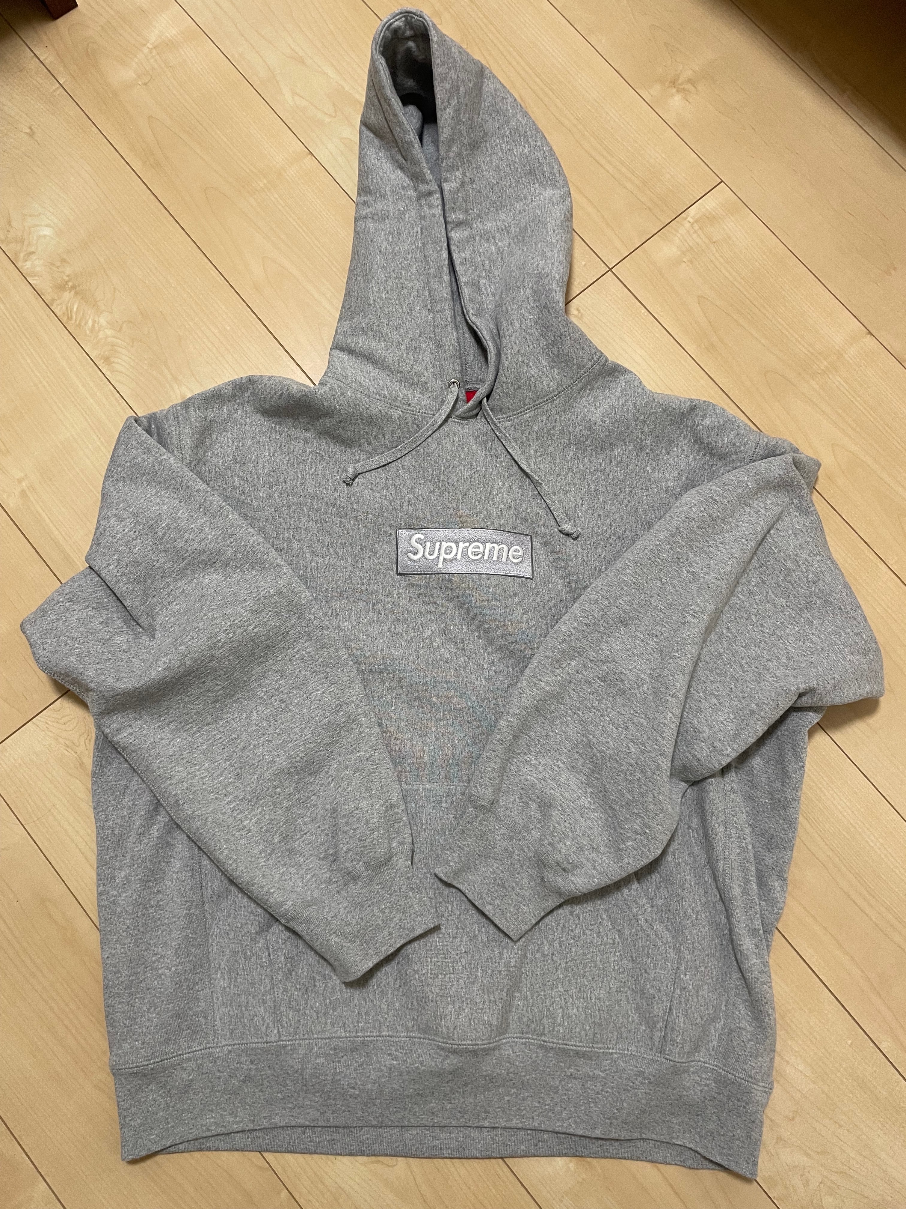 Supreme Box Logo Hooded Sweatshirt "Heather Grey" (24FW)