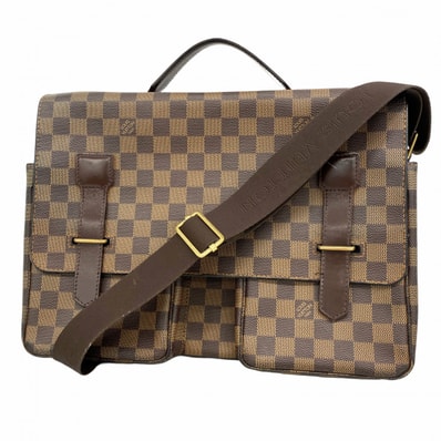 【6db2167-k】ルイヴィトン ハンドバッグ ダミエ ブロードウェイ N42270 エベヌ 2wayバッグ【中古】メンズ レディース ユニセックス