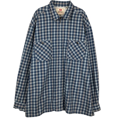 古着 90年代 リーバイス Levi's 長袖 フランネルチェックシャツ メンズXL相当 ヴィンテージ/eaa477655