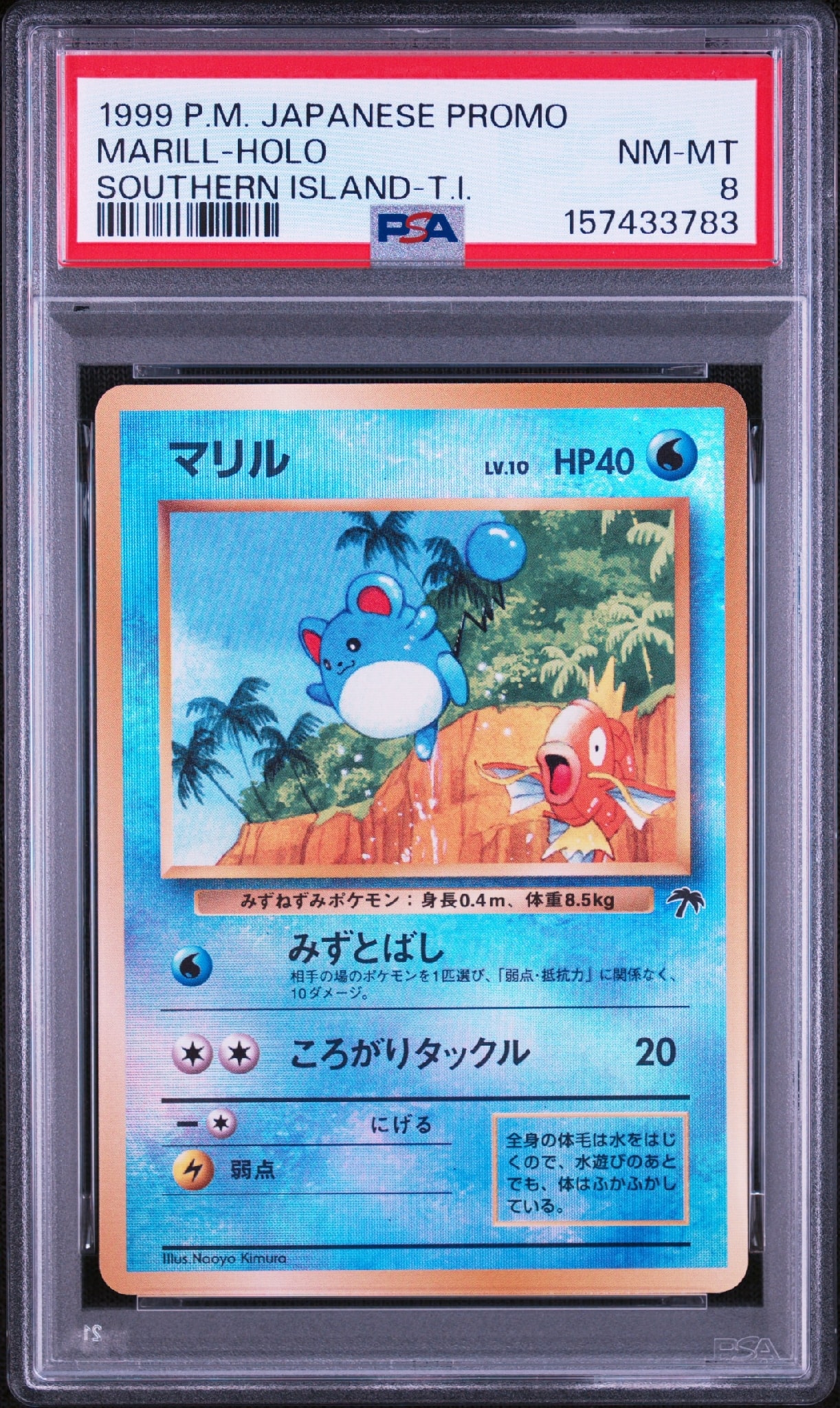 PSA8以下】マリル : 旧裏 [PMCG-P No.183](旧裏面 プロモーション