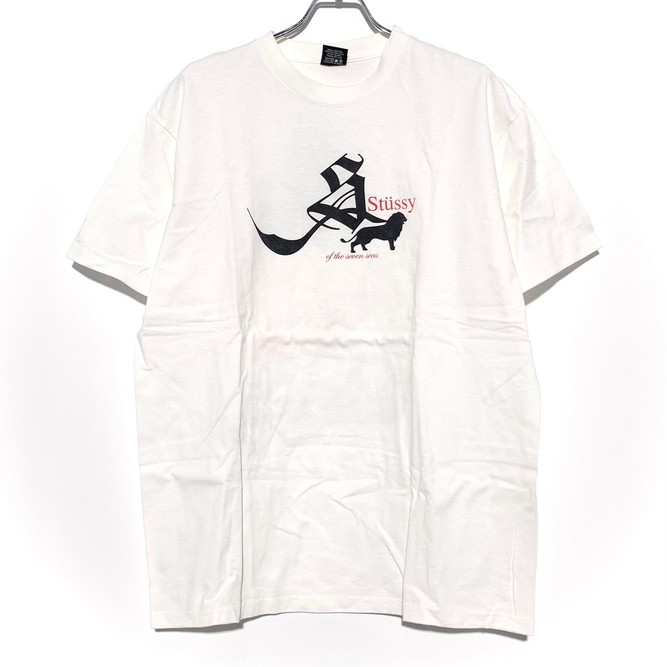 STUSSY LION PRINT TEE White