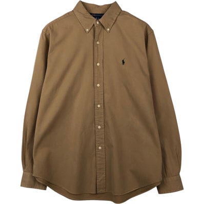古着 ラルフローレン Ralph Lauren CLASSIC FIT クラシックフィット 長袖 ボタンダウンシャツ メンズL相当/eaa643845