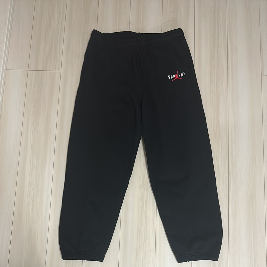 シュプリーム x ジョーダン スウェットパンツ "ブラック"