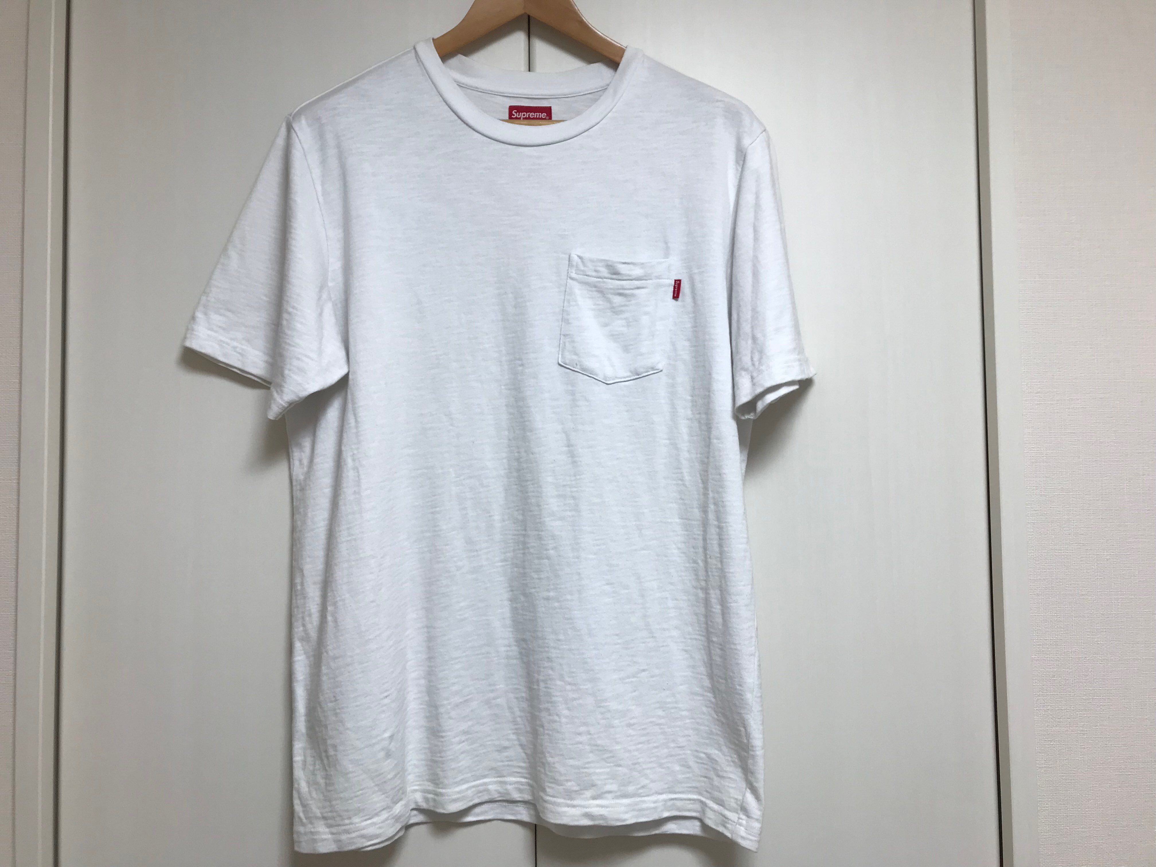 Supreme S/S Pocket Tee "White"(20SS)