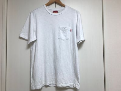 Supreme S/S Pocket Tee "White"(20SS)