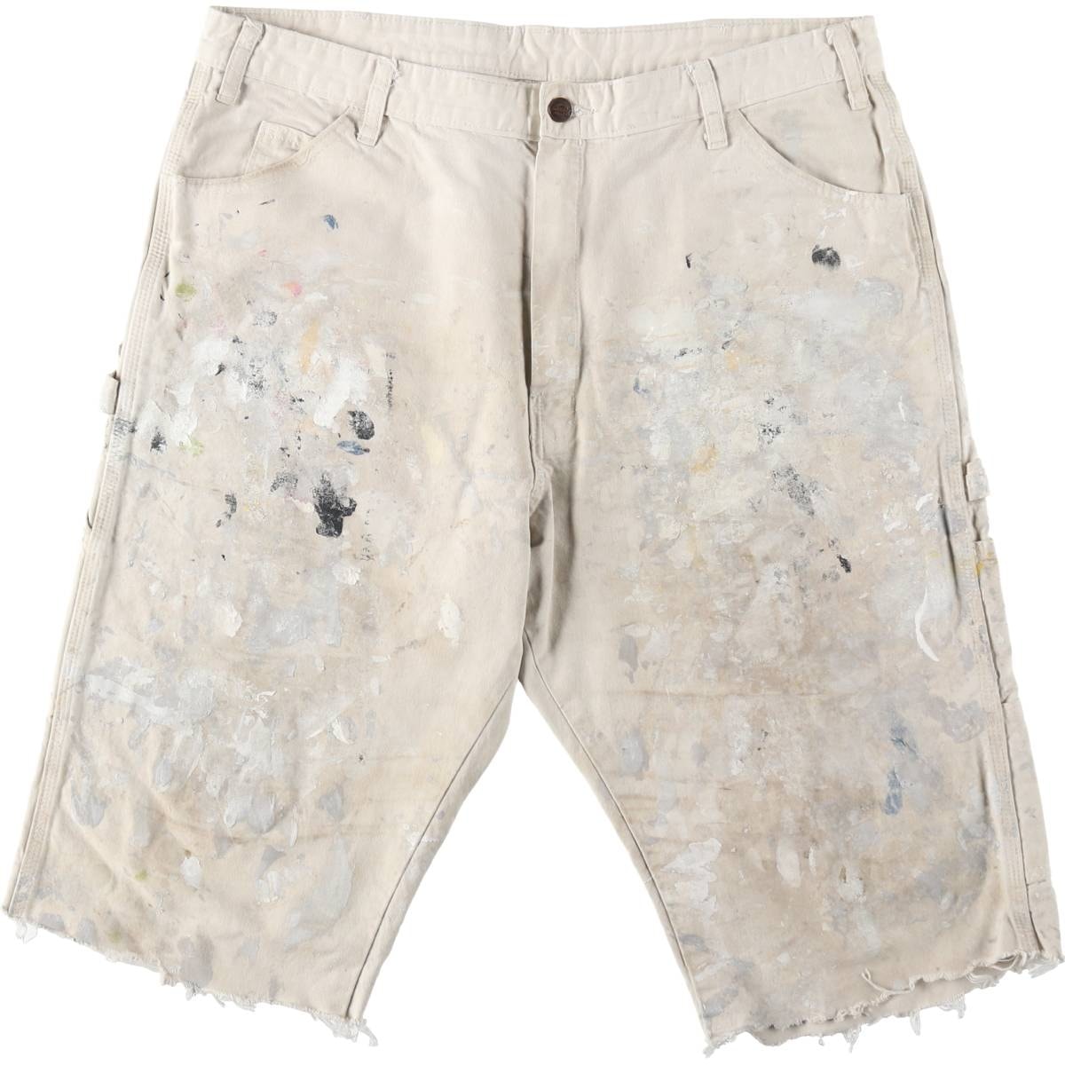 古着 ディッキーズ Dickies SHERWIN WILLIAMS ペイント ペインターショーツ ショートパンツ メンズw37相当/eaa618879