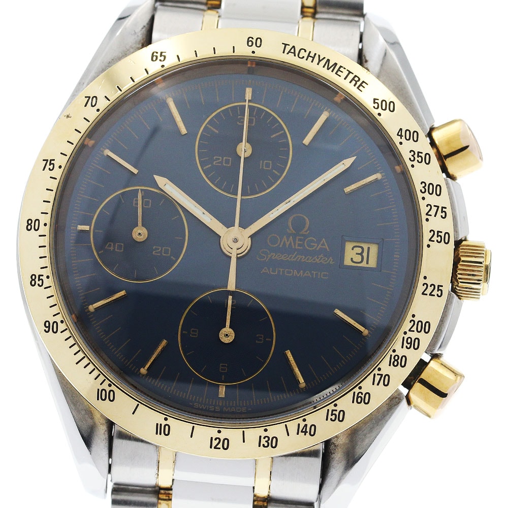 ☆良品 ★保 オメガ スピードマスター デイト クロノグラフ  メンズ 【中古】