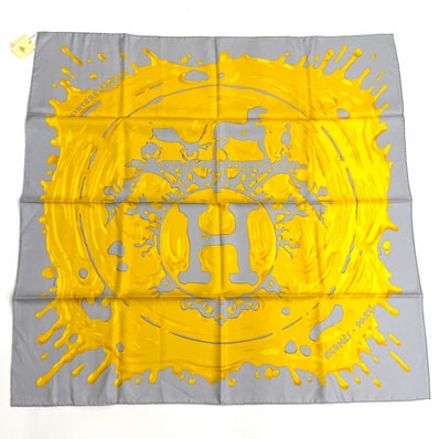 未使用品 エルメス スカーフ Peinture Fraiche ペンキ塗りたて