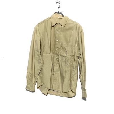 AURALEE Washed Finx Twill Big Shirt “Light Beige”