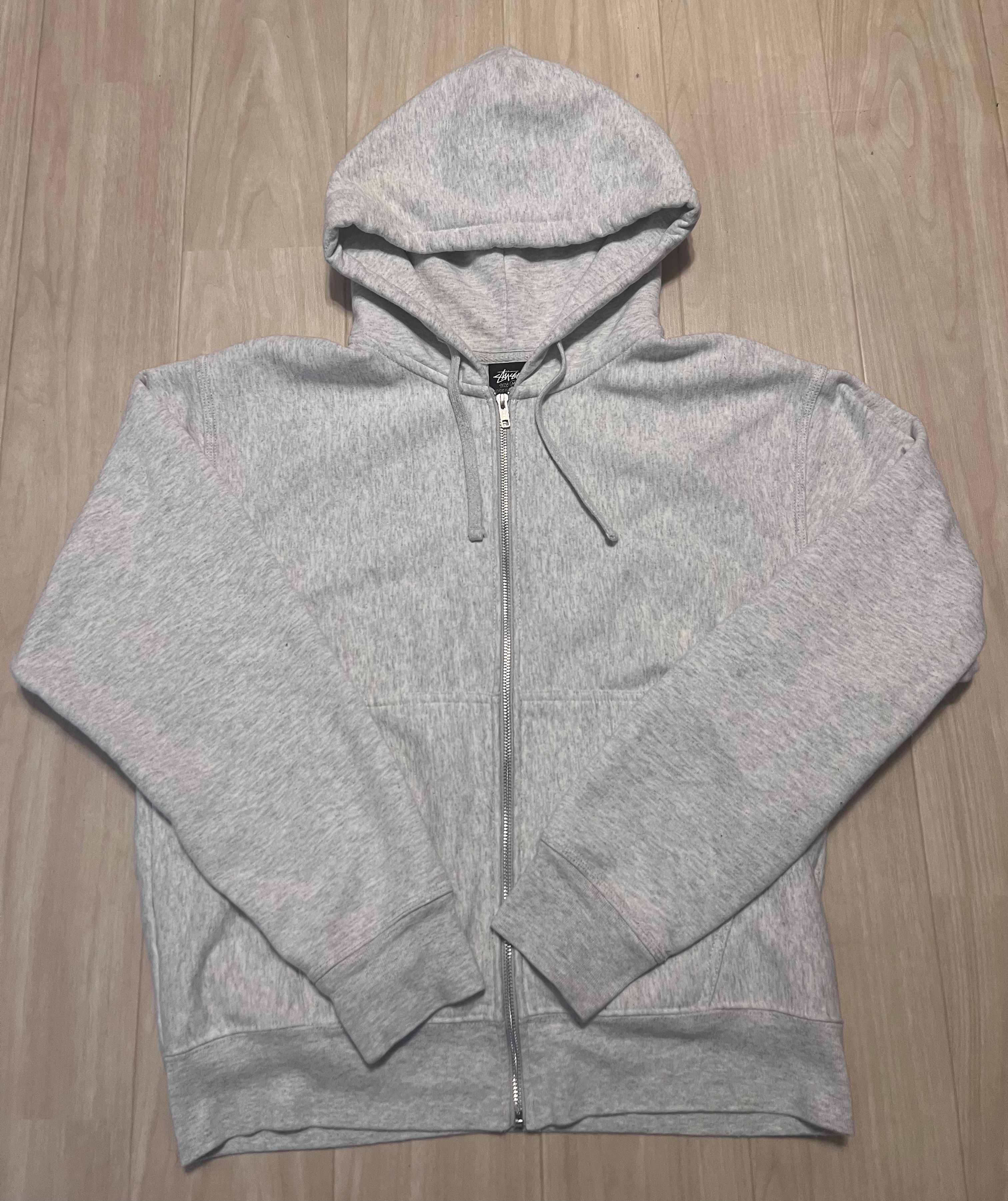 Stussy Buana Stock Zip Hoodie "Ash Heather"