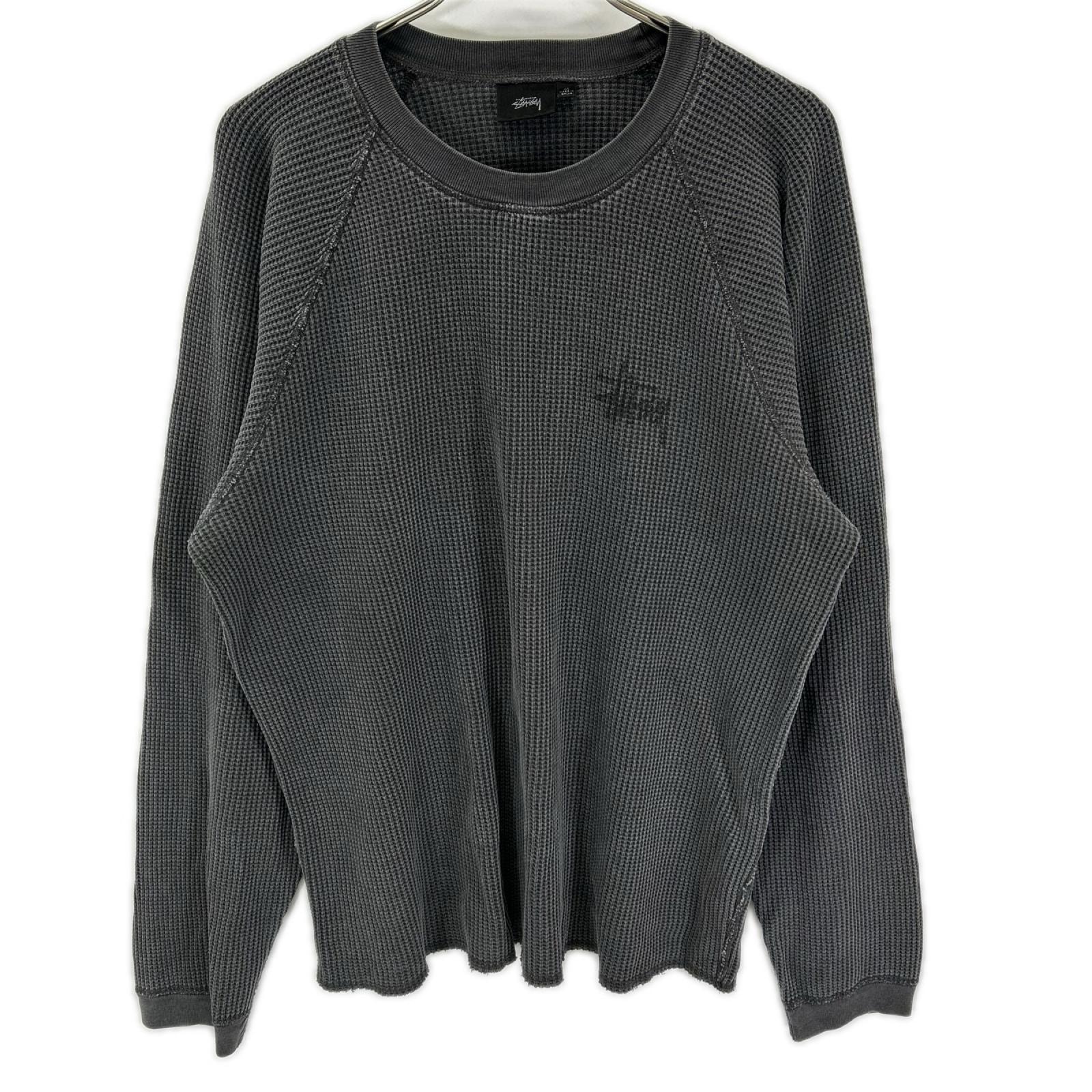 ステューシー Washed Black BASIC STUSSY THERMAL M