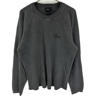 ステューシー Washed Black BASIC STUSSY THERMAL M