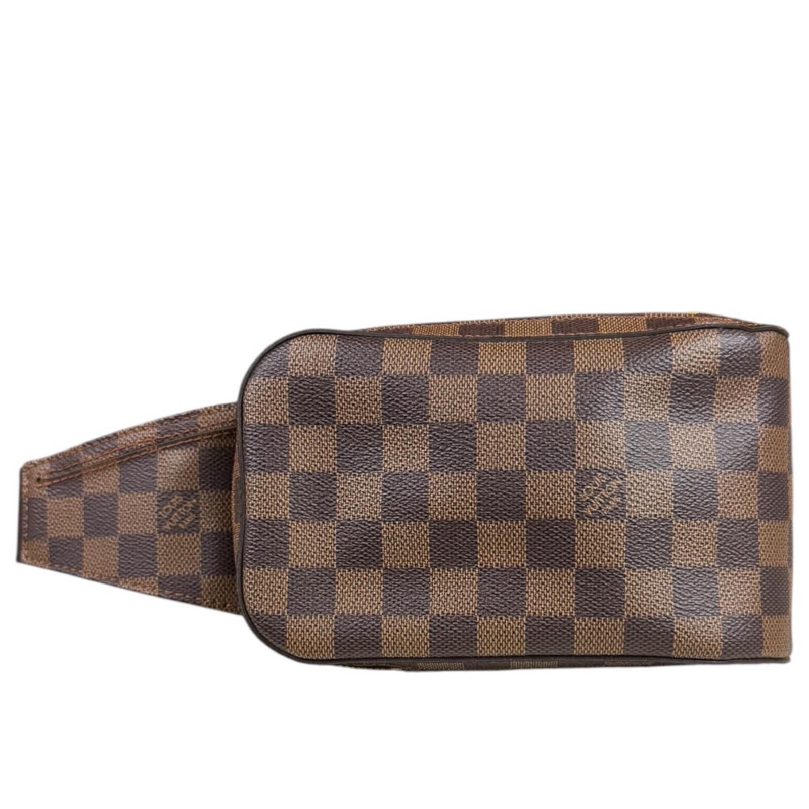 ルイヴィトン ジェロニモス ダミエ ボディバッグ ダミエキャンバス N51994 ブラウン メンズ LOUIS VUITTON 中古