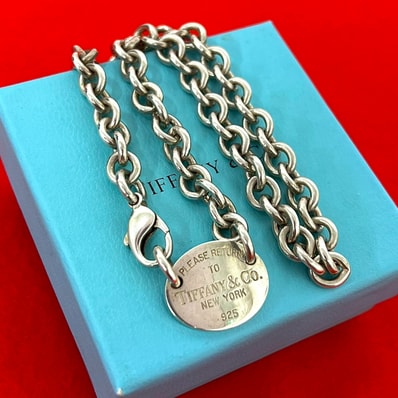 TIFFANY&Co. ティファニー リターントゥ オーバル ネックレス シルバー925 ネックレス シルバー
39554