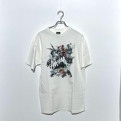 STUSSY FUNNY FLAVAZ FOR DAYS TEE White