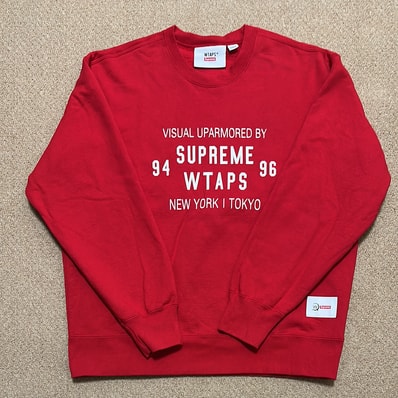 Supreme / WTAPS Crewneck "Red"