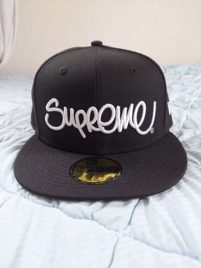 Supreme Handstyle New Era "Black"