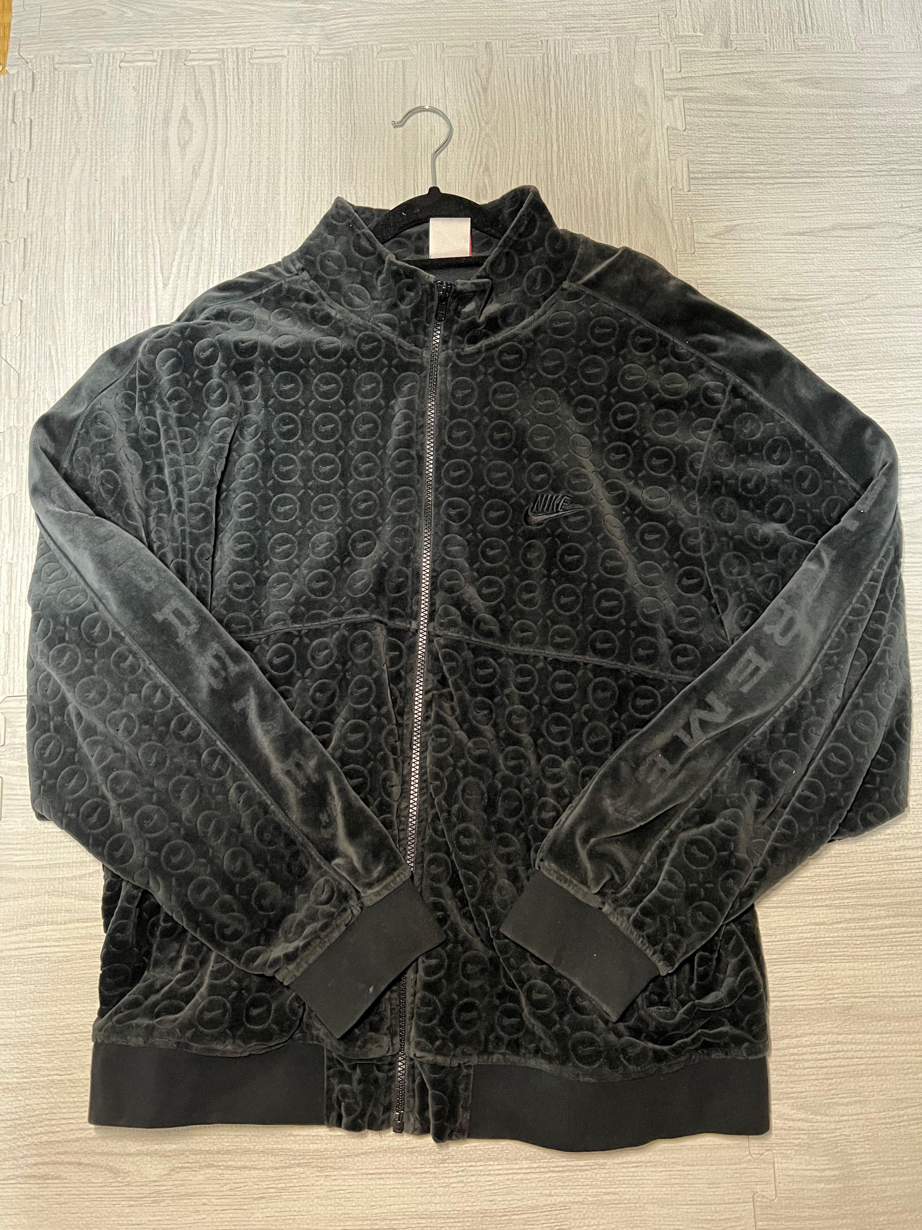 Supreme / Nike® Velour Track Jacket "Black"