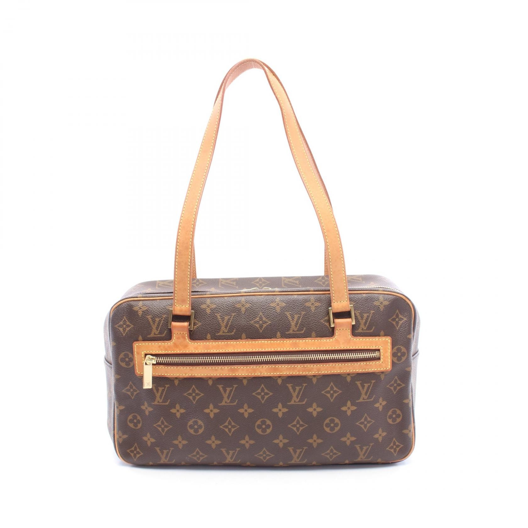ルイ・ヴィトン LOUIS VUITTON シテGM モノグラム ショルダーバッグ バッグ PVCコーティングキャンバス レザー モノグラム レディース ブラウン系 M51181 【中古】
