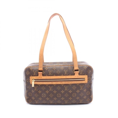 ルイ・ヴィトン LOUIS VUITTON シテGM モノグラム ショルダーバッグ バッグ PVCコーティングキャンバス レザー モノグラム レディース ブラウン系 M51181 【中古】