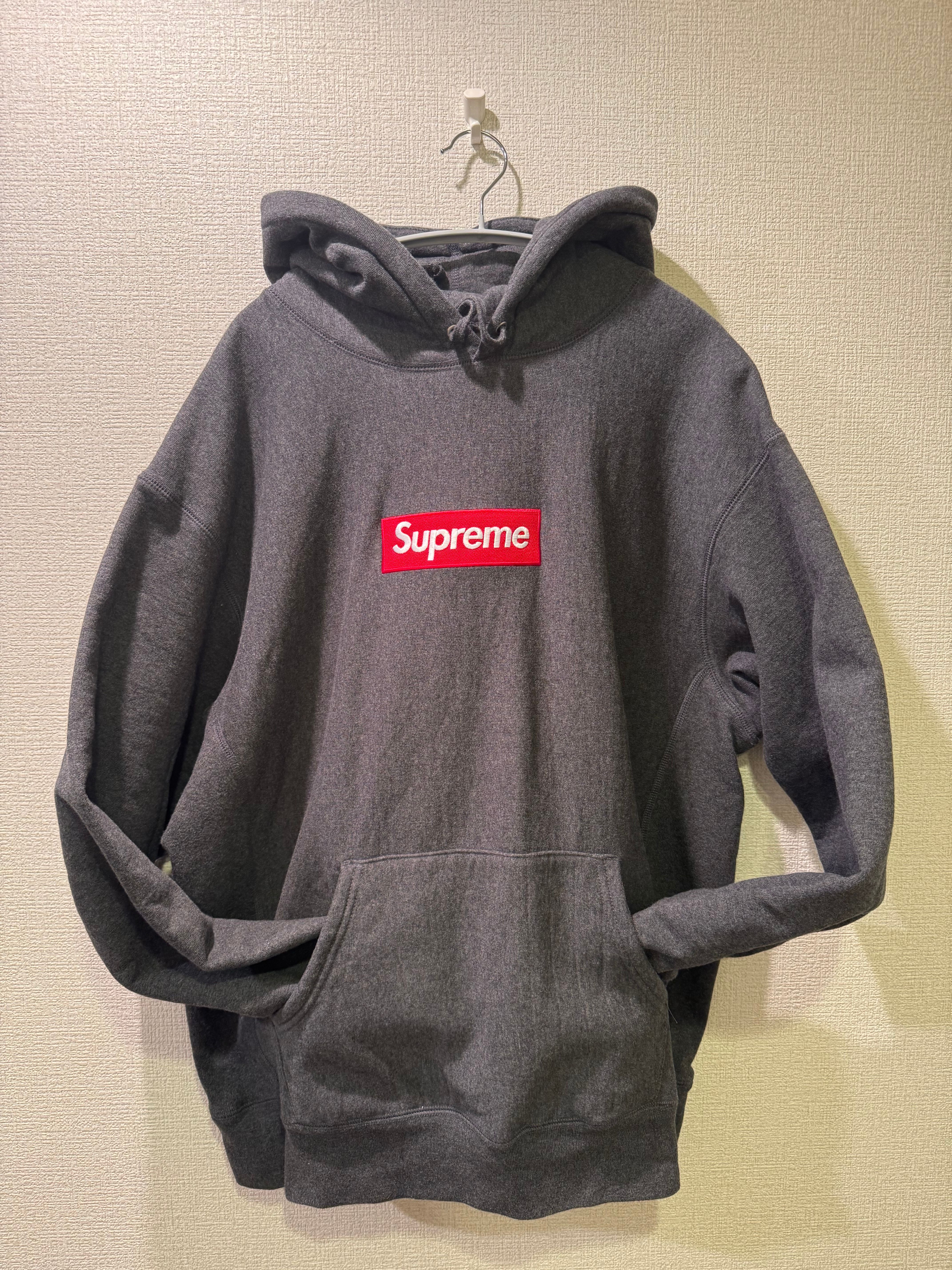 Supreme Box Logo Hooded Sweatshirt "Charcoal" (21FW)