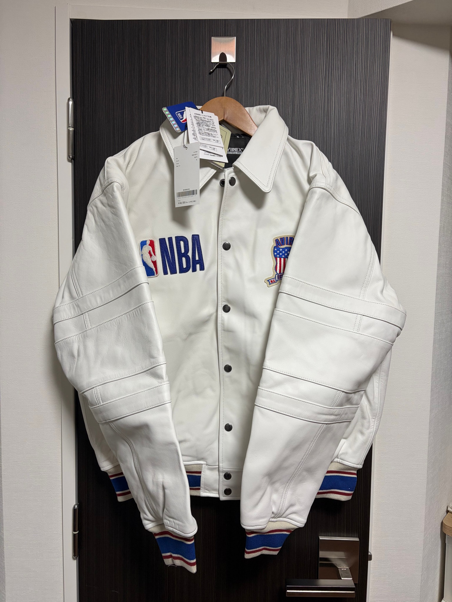 NBA x AVIREX ALL TEAM JKT "WHITE"