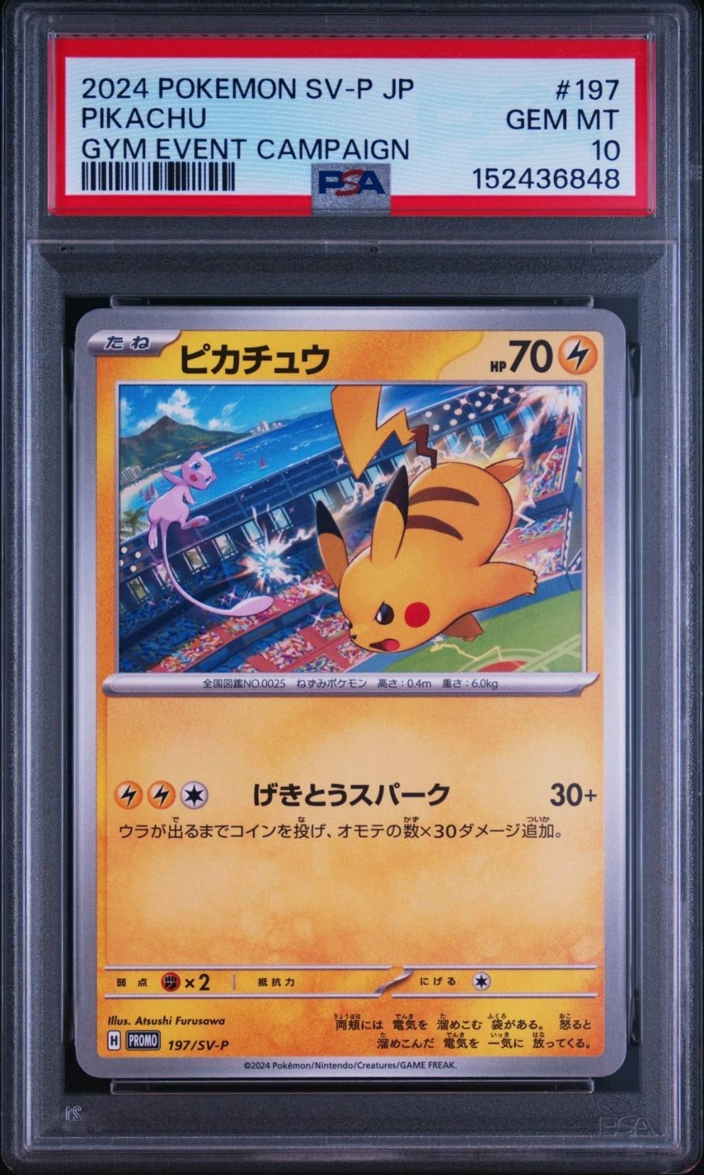ピカチュウ P [SV-P 197](プロモーションカード「WCS2024 開催記念