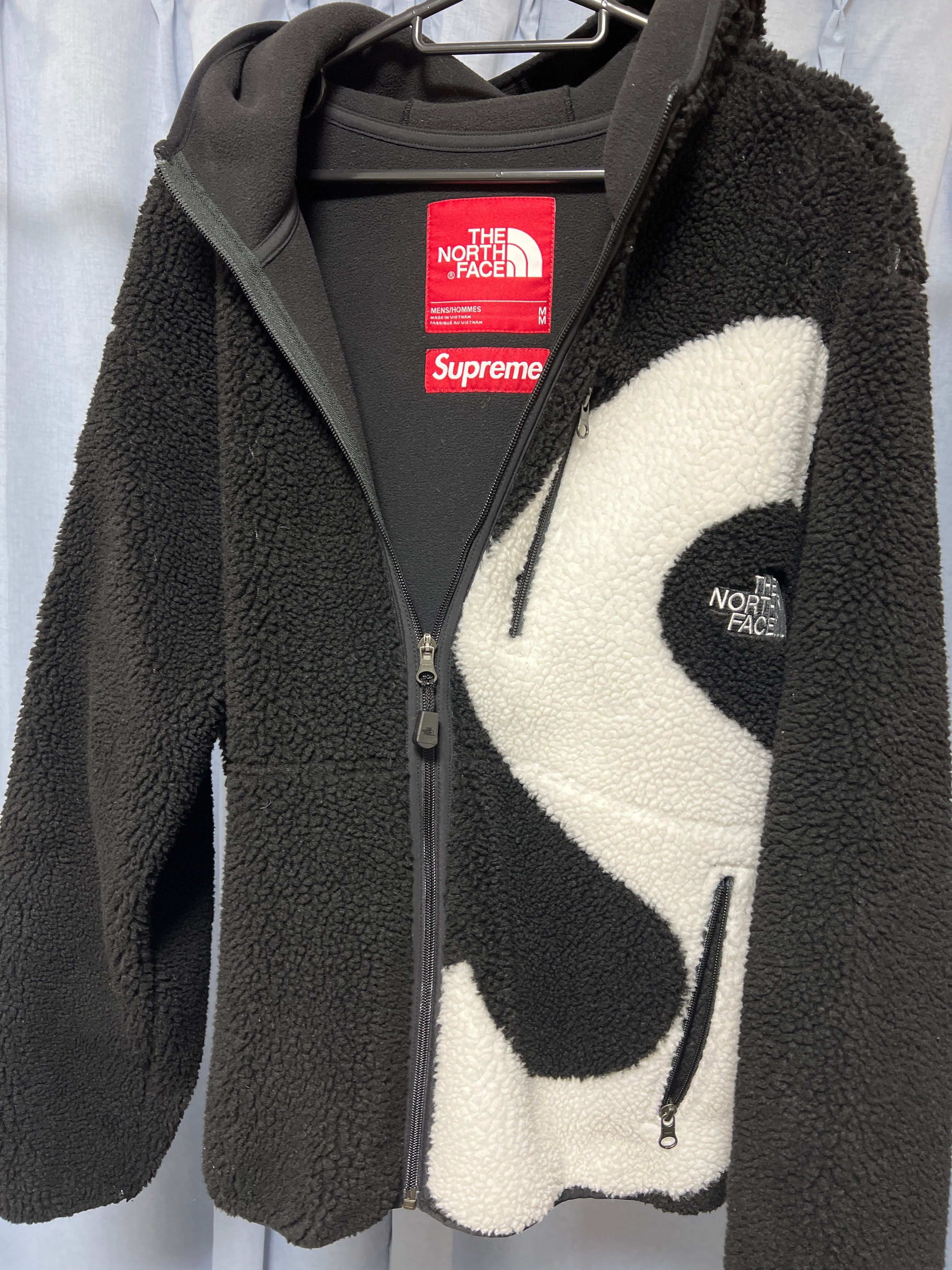 Supreme x The North Face S Logo Hooded Fleece Jacket "Black"