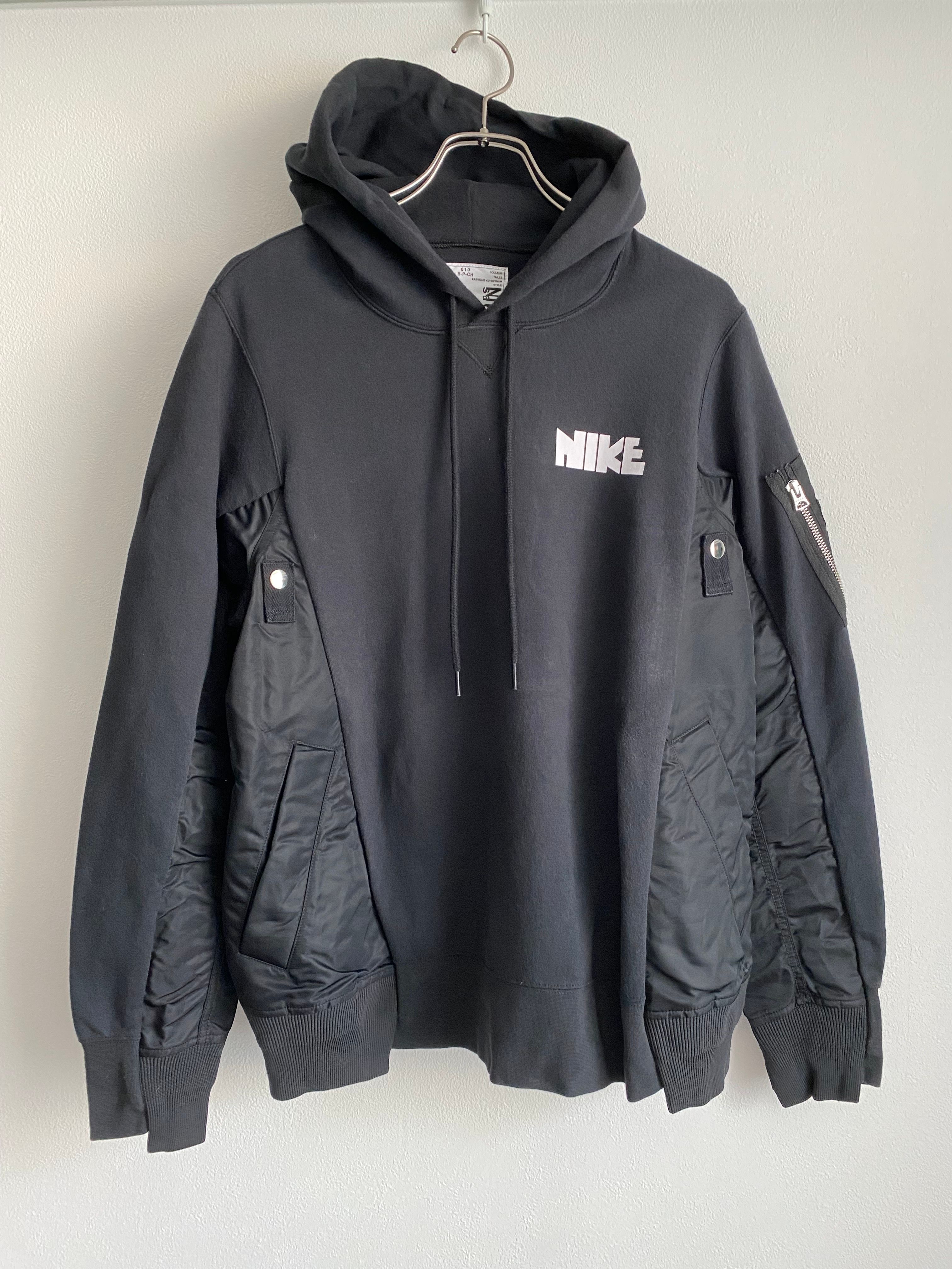 sacai x Nike Lab U NRG Rh Hoodie "Black"