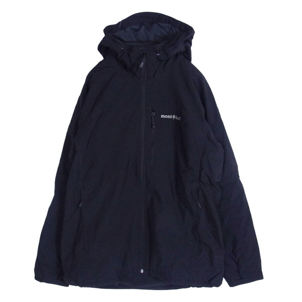 mont-bell モンベル ジャケット 1106744 O.D.ライニングパーカ  フルジップ フーデッド マウンテンジャケット ブラック系 S【中古】