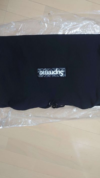 Supreme Bandana Box Logo Hooded Sweatshirt "Black"