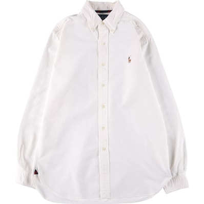 古着 ラルフローレン Ralph Lauren CLASSIC FIT 長袖 ボタンダウンシャツ メンズM相当/eaa533000
