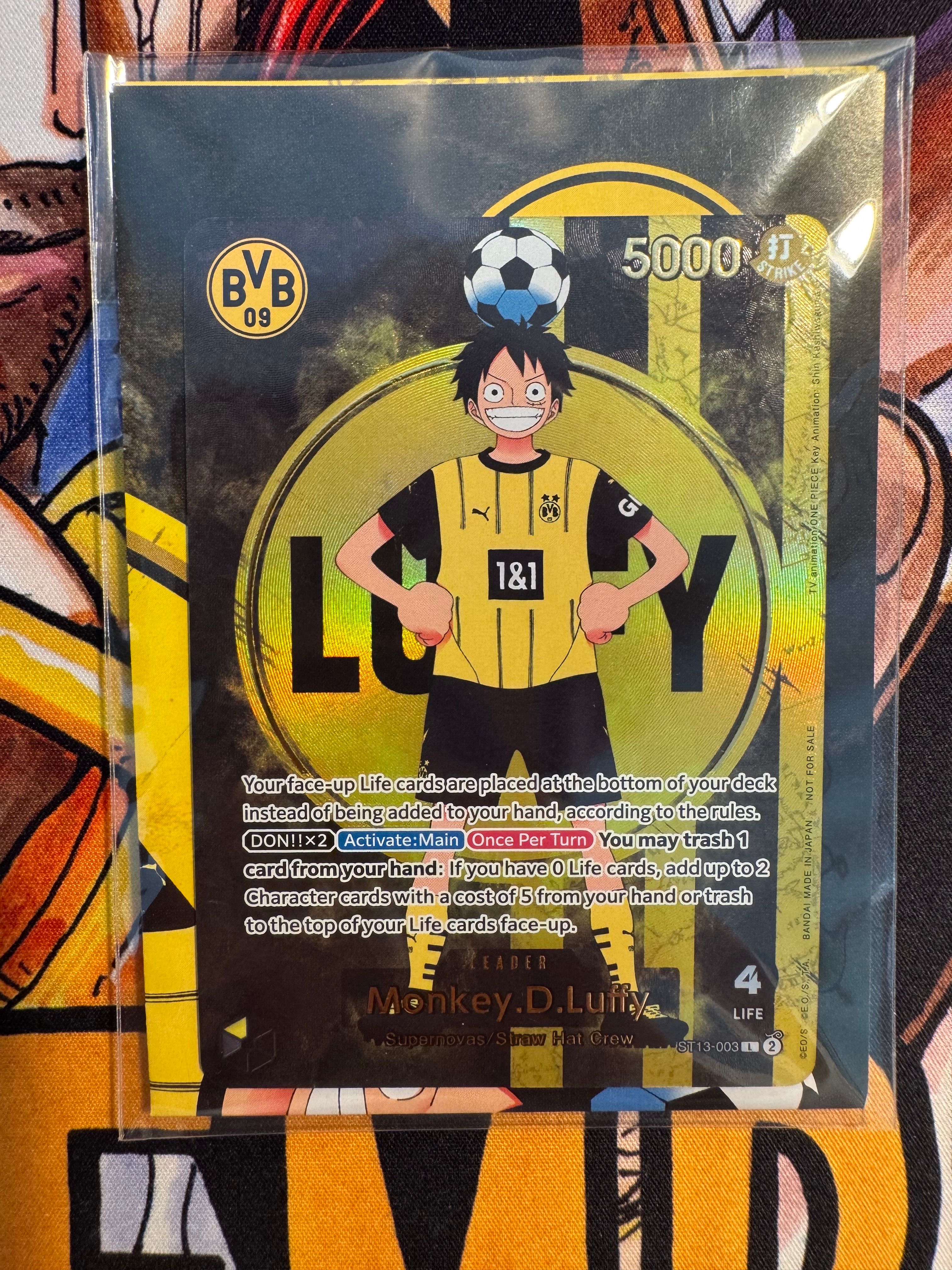 モンキー・D・ルフィ L [ST13-003]【英語版】(プロモーションカード「ボルシアドルトムント × ONE PIECE マッチデー 2025」)