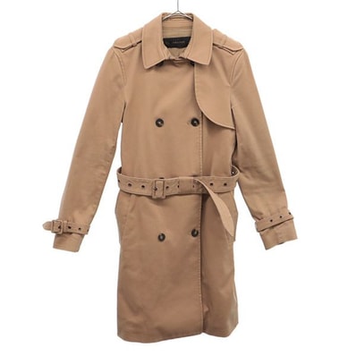 ZARA BASIC ザラベーシック トレンチコート S ブラウン
