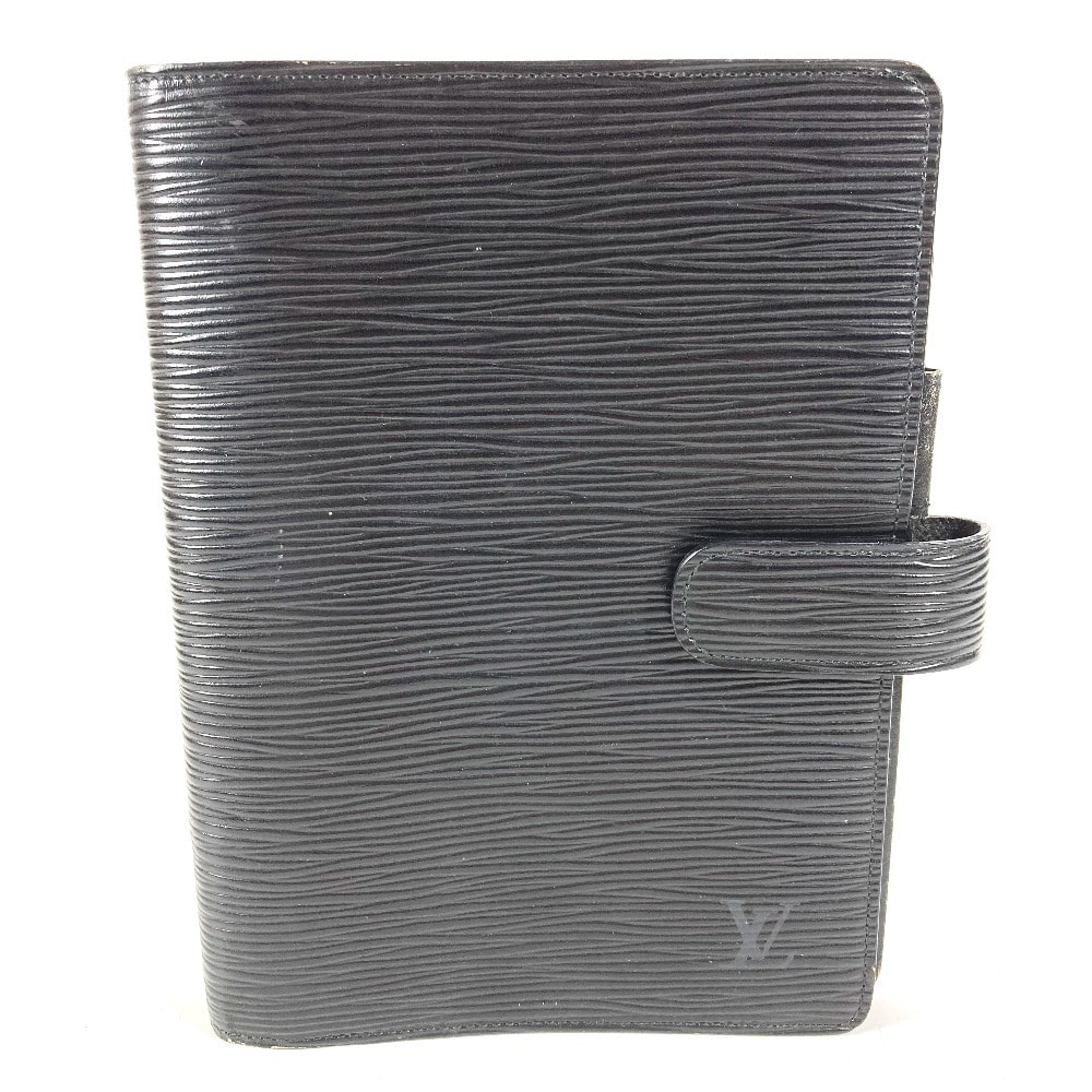 ルイヴィトン LOUIS VUITTON アジェンダMM アジェンダ MM R20202 エピ システム手帳 ケース ステーショナリー 手帳カバー エピレザー ブラック