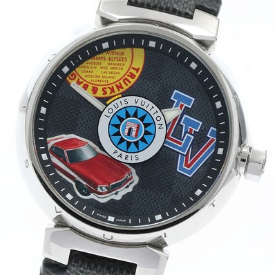 ルイ・ヴィトン タンブールGM ダミエ ワールドツアー メンズ 【中古】