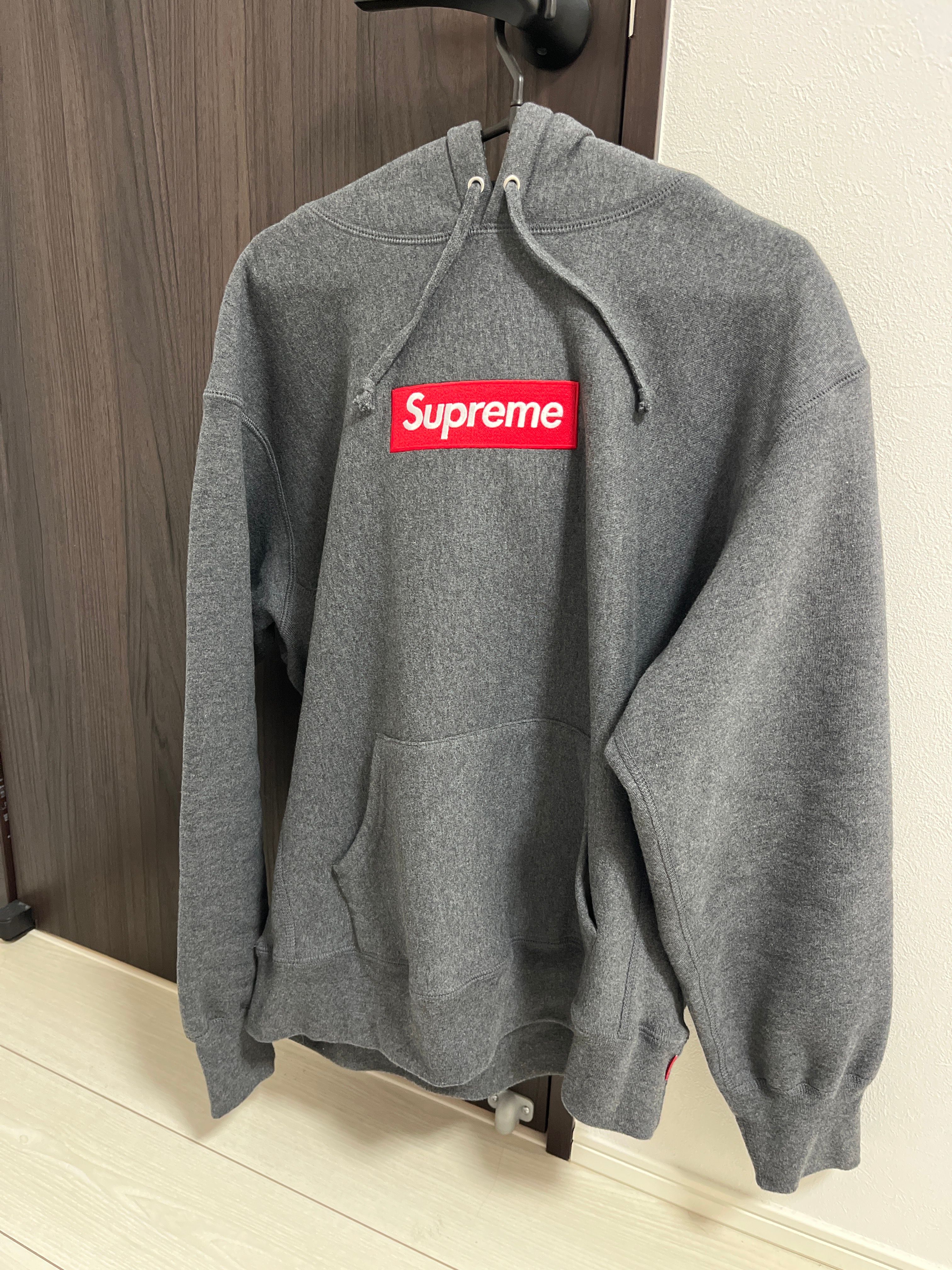 Supreme Box Logo Hooded Sweatshirt "Charcoal" (21FW)