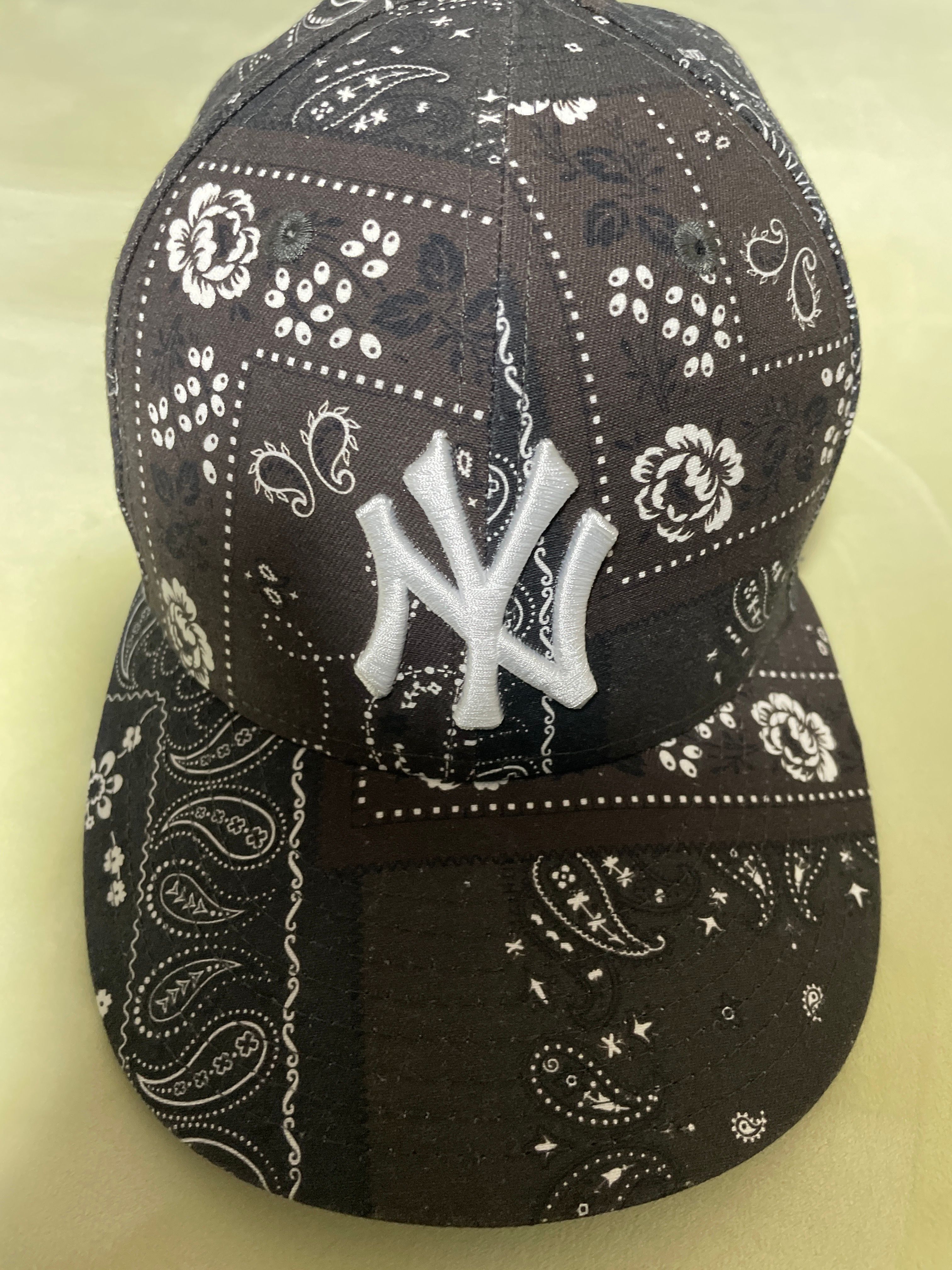 KITH × NEW ERA Yankees Deconstructed Bandana Low Profile "Shadow"