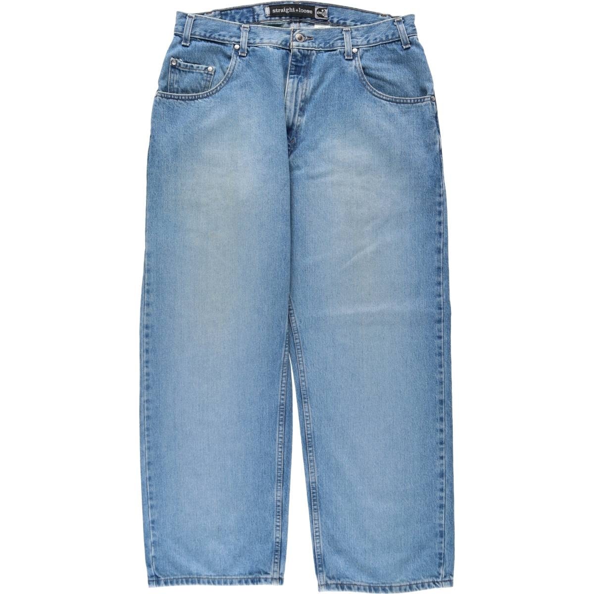 古着 90年代 リーバイス Levi's SILVER TAB シルバータブ STRAIGHT+LOOSE ストレートルーズ テーパードデニムパンツ メンズw35相当 ヴィンテージ/rab182061