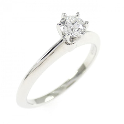 ティファニー クラシックソリティア リング 0.28CT F VVS2 3EXT