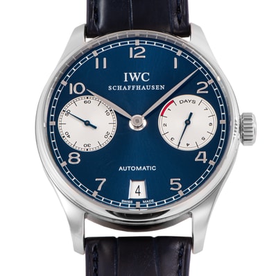 IWC ポルトギーゼ オートマティック 7デイズ ローレウス 世界1000本限定 IW500112 ステンレススチール【中古】