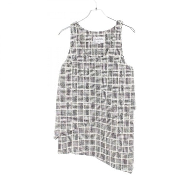 シャネル CHANEL ココマーク ワンピース 衣料品 トップス ファブリック レディース ホワイト系 / ネイビー系 / マルチカラー P58812 【中古】