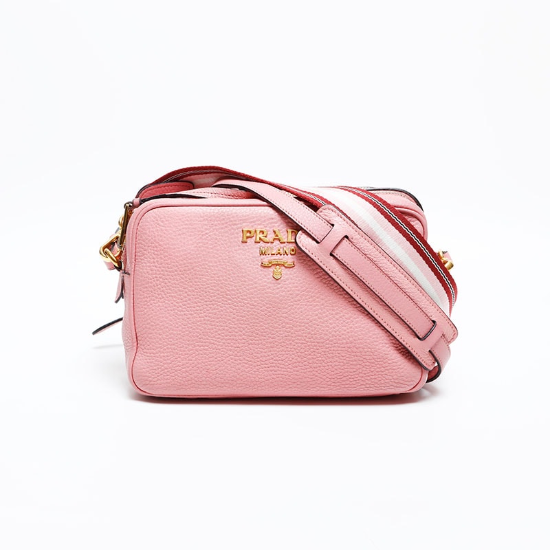 プラダ PRADA レザー カメラバッグ ショルダーバッグ【中古】