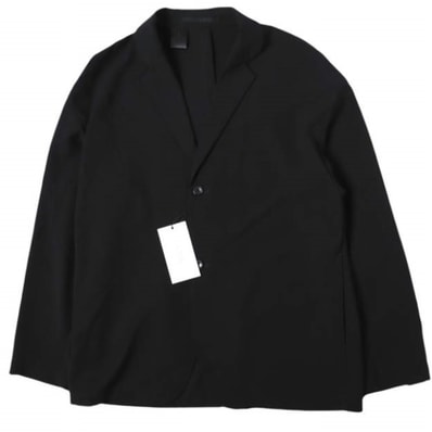 新品 N.HOOLYWOOD エヌハリウッド ミスターハリウッド コンパイルライン 26SS 日本製 2B TAILORED JACKET オーバーサイズアンコンジャケット 2261-JK23-011 peg 36 BLACK 定価61,600円 テーラード