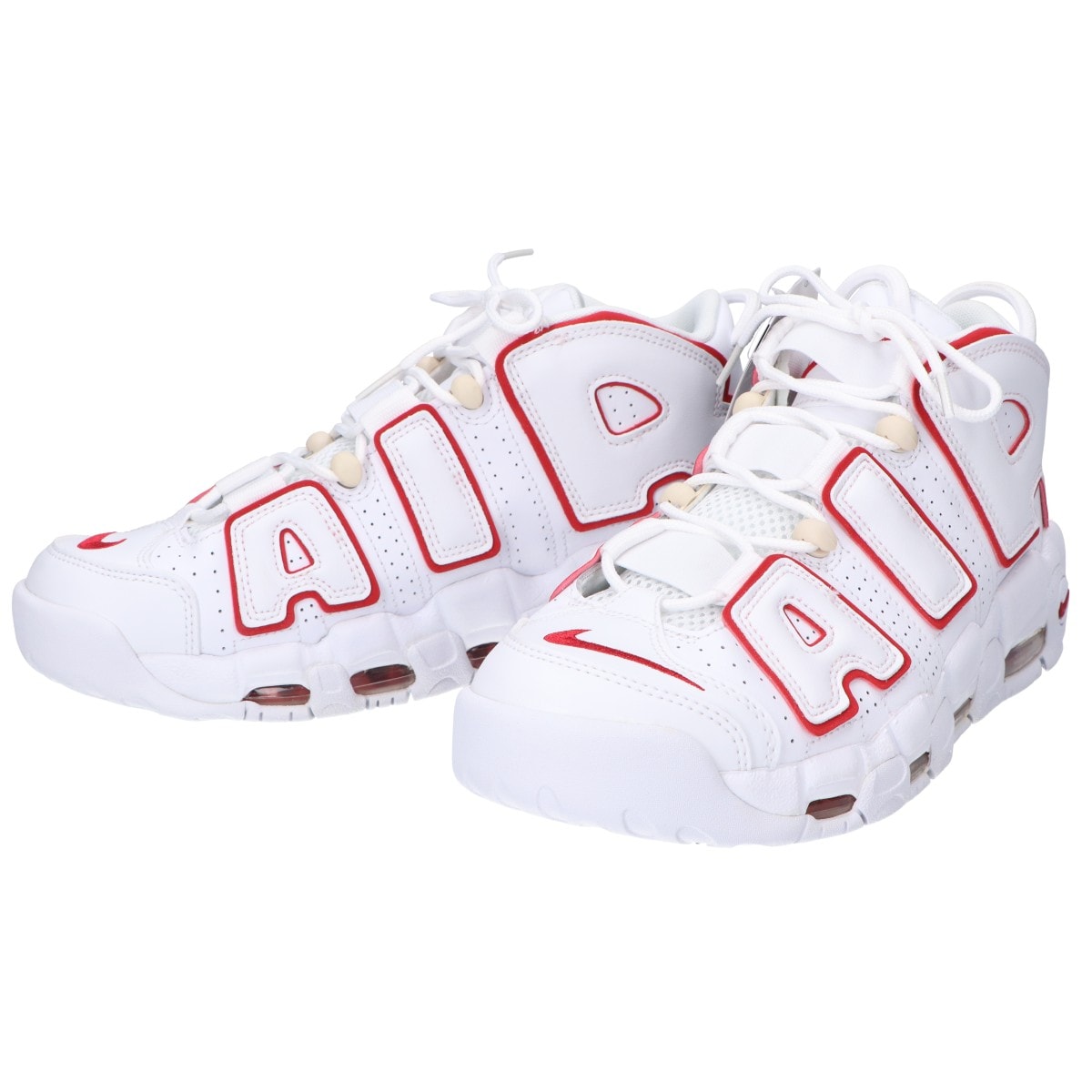 ナイキ 921948-102 AIR MORE UPTEMPO WHITE/VARSITY RED 26